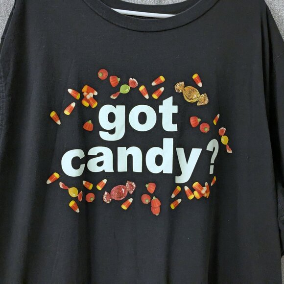 Gently Loved Plus Size 4XL GOT CANDY? T shirt 62" Chest - Picture 1 of 5